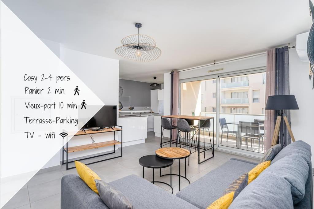 Panier, Major, Appartement De 47 M2, Parking Et Terrasse Marsilya Dış mekan fotoğraf